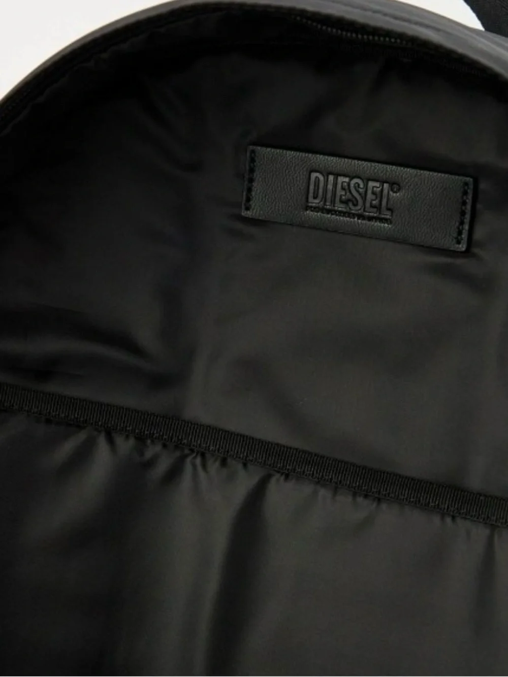 Diesel Black Interior Logo Backpack Lining